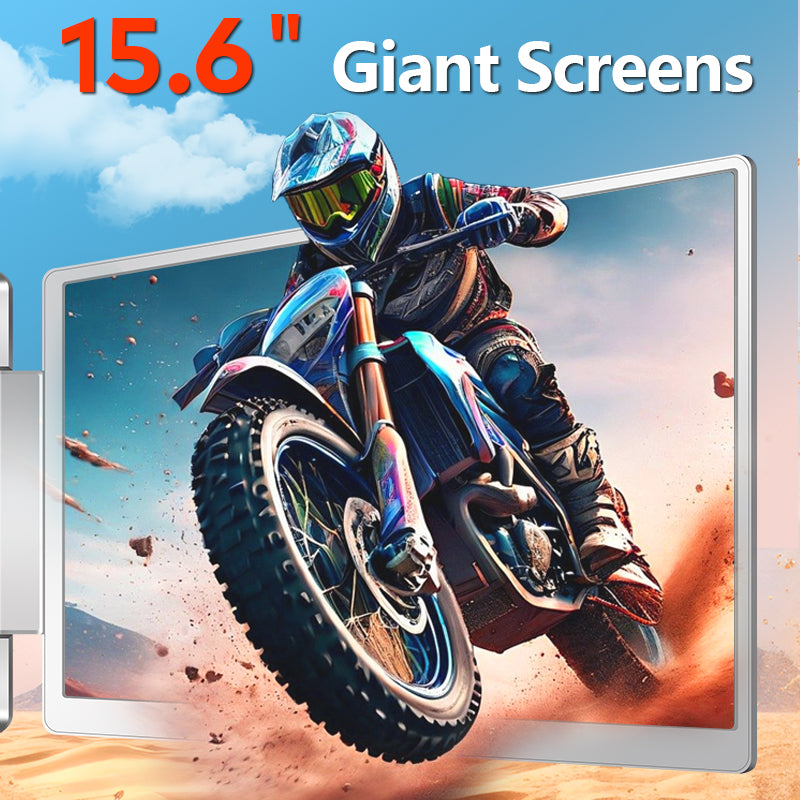 15.6” Portable Dual-Screen Monitor S10 | 1920*1080 IPS | 16:9 | Left Screen Flip | Type-C 3.1 & HDR