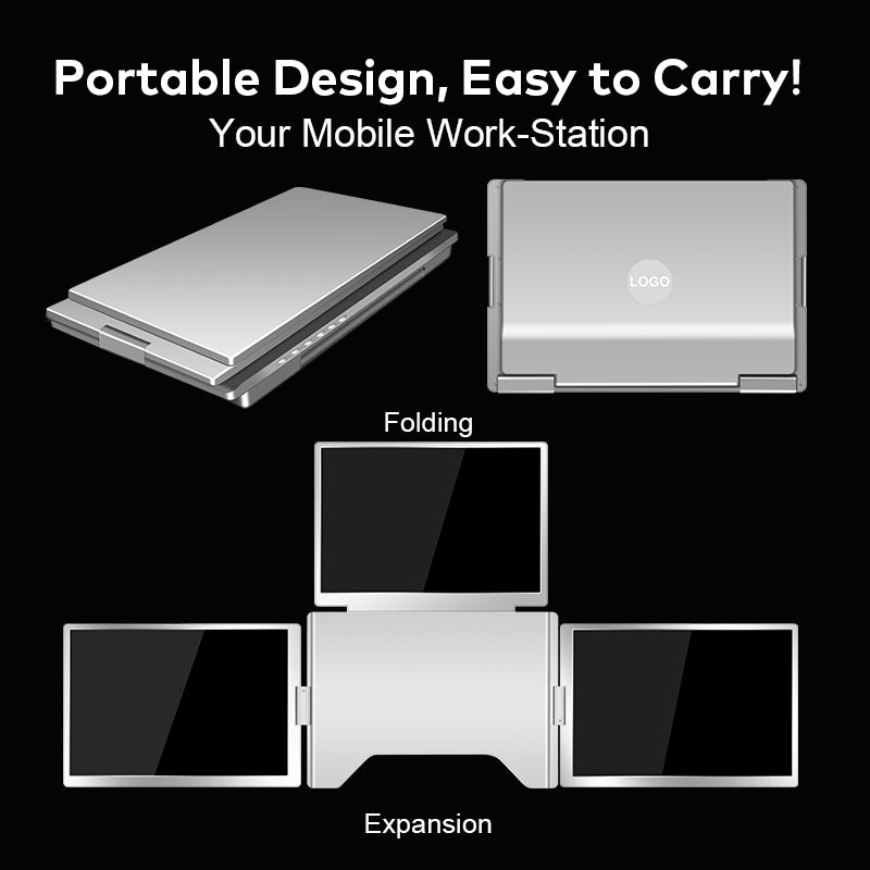 14” Portable Triple-Screen Monitor S780 | 1920*1200 IPS | 16:10 | 100% sRGB | Thunderbolt 3/4 & USB-C/USB-A