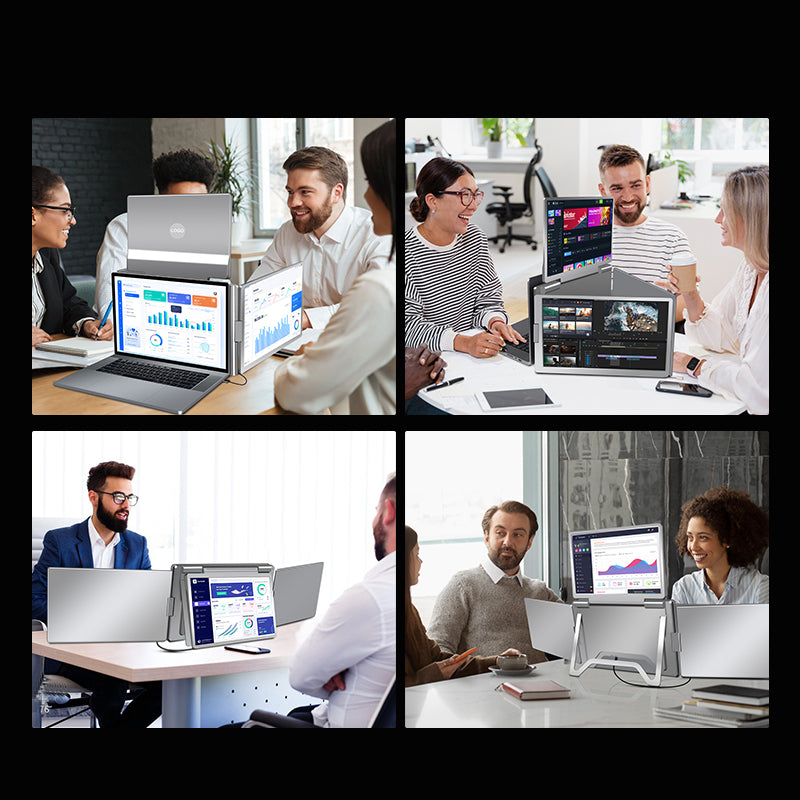 14” Portable Triple-Screen Monitor S780 | 1920*1200 IPS | 16:10 | 100% sRGB | Thunderbolt 3/4 & USB-C/USB-A