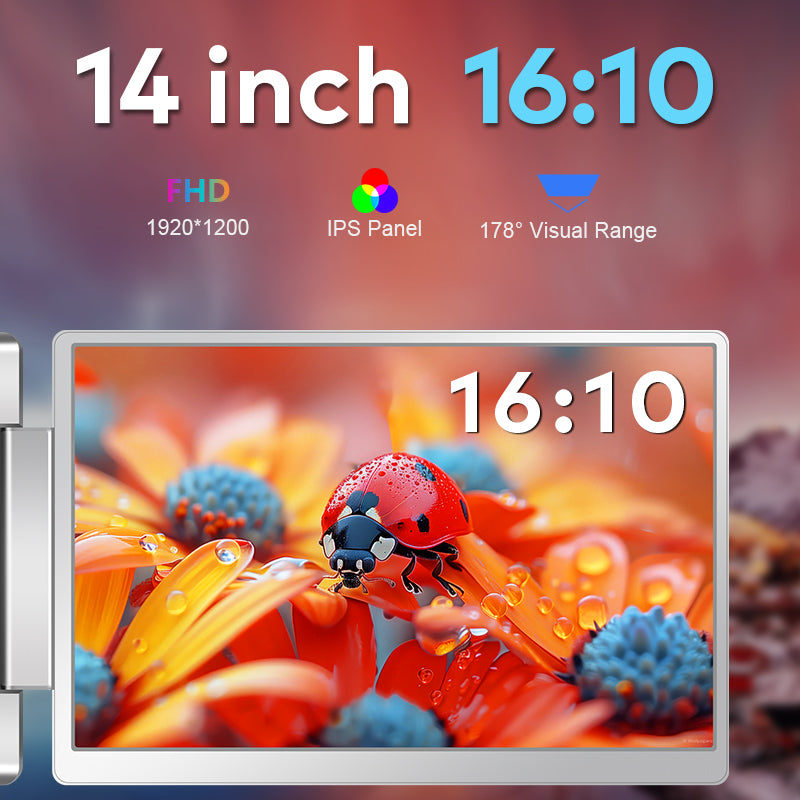 14" Dual Screen Extender S7-c | FHD+ IPS | Multi-Device Compatible | Plug & Play