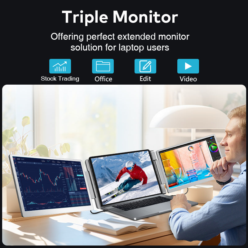 14" Dual Screen Extender S7-c | FHD+ IPS | Multi-Device Compatible | Plug & Play