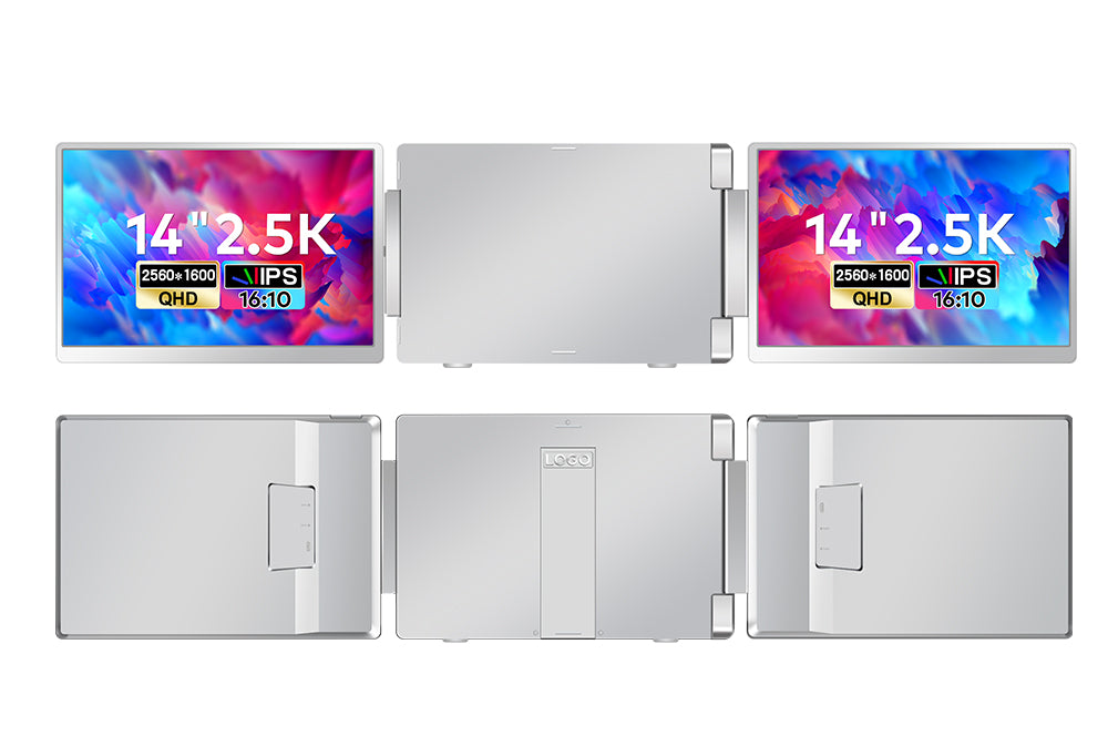S7 pro 14” Portable Dual-Screen Monitor | 2560×1600 2.5K IPS | 100% sRGB | HDR | Type‑C 3.1