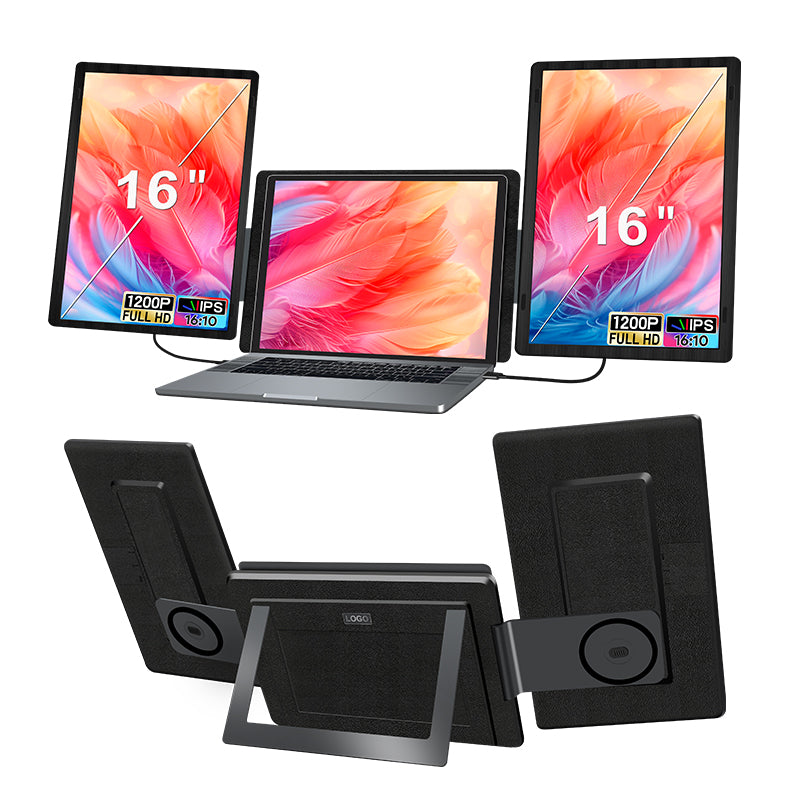 Detachable Dual Screen Extender S9g (16”) | 1920*1200 IPS | 16:10 | HDR Support | Multi-Device Compatible (Laptop/Phone/Game Consoles)