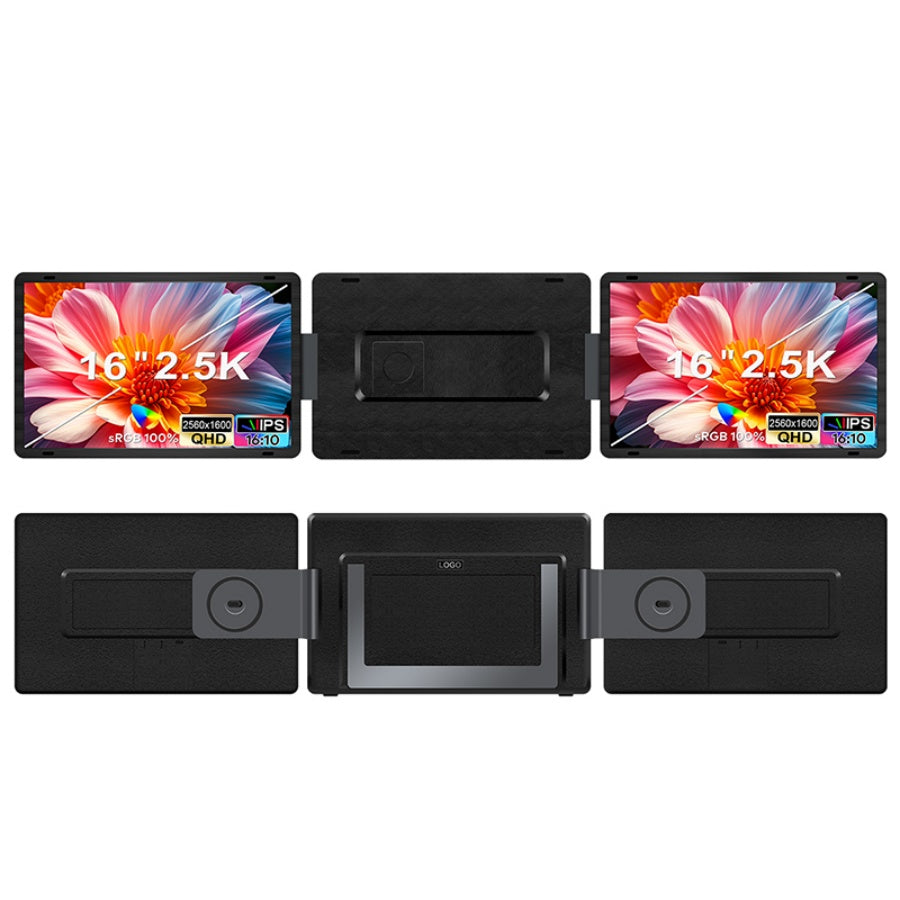 Detachable Dual Screen Extender S9g pro (16”) | 2560*1600 IPS 100% sRGB | HDR | Multi-Device Compatible (Laptop/Phone/Game Consoles)