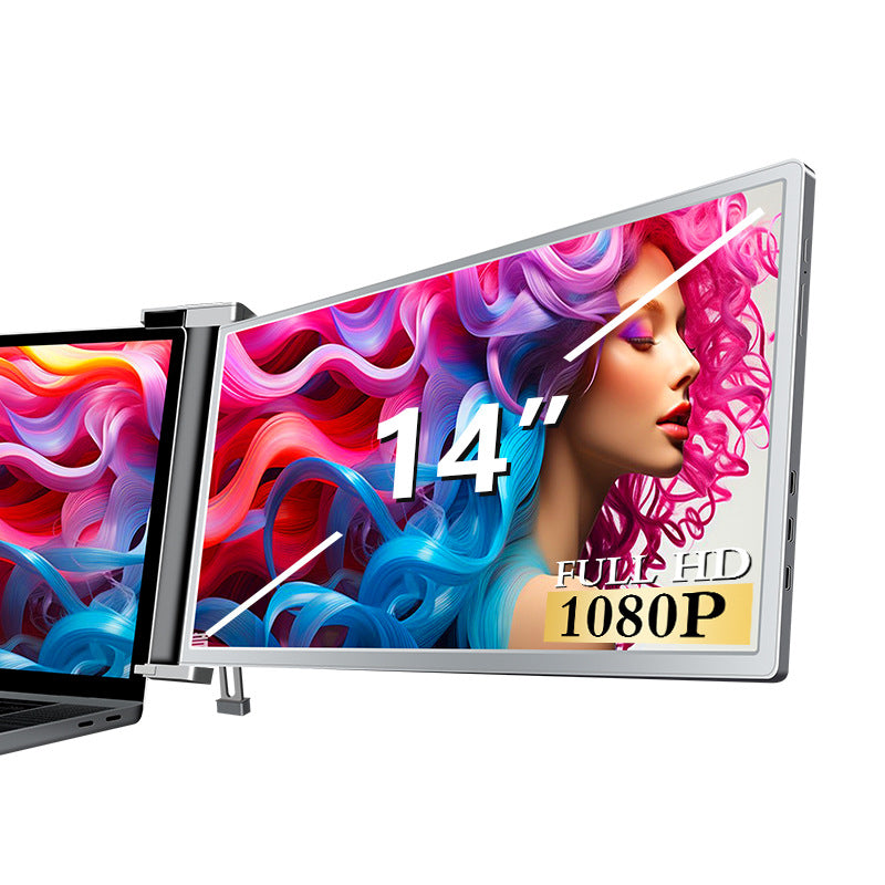 14" Portable Single Screen Extender S14 | 16:9 FHD | For 14‑17.3" Laptops